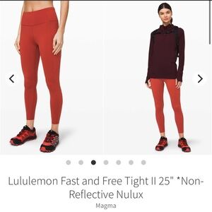 Lululemon Fast and Free Tight II 25"